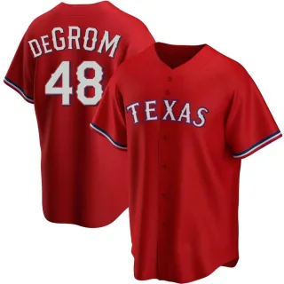Texas Rangers Jacob deGrom White Replica Women's Home Player Jersey  S,M,L,XL,XXL,XXXL,XXXXL