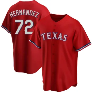 Texas Rangers Jonathan Hernandez Black Golden Replica Youth